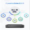 ANNKE 16 Channel Security Camera System, 5-in-1 Hybrid 1080P Lite DVR and 12x 2MP Indoor/Outdoor IP66 Weatherproof Cams with Color Night Vision, Remote Access, H.265+ Video Compression, 6TB Hard Drive view 3