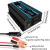 Car Power Inverter 500W, DC 12v to 110v/220V AC Converter with 1 AC Outlets Plug & AC Outlets 12 Volt Inverter for Truck RV Car (Color : 110V) view 4