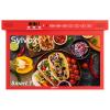 SYLVOX 15.6" Under Cabinet Smart TV  360 Rotation, 90 Flip-Down Screen, Wireless Connectivity, Space-Saving Design for Kitchen, Bedroom, or RV. (Crimson) view 1