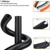 CLENEA 3/6M PP Insulated Corrugated Tube 7mm - 28mm Line Pipe Harness Wire Threading Plastic Split Wire Protection Sleeve(Orange Closure,OD 10MM_3METERS) view 3