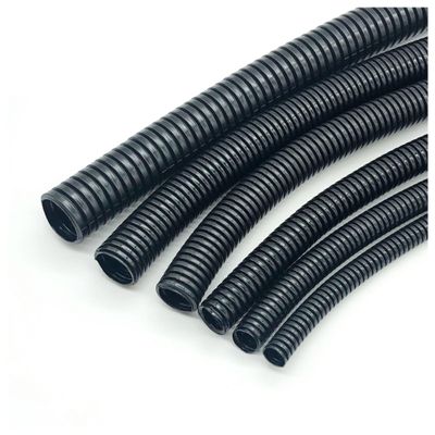 1M 6.5mm-20mm Corrugated Tube auto car Corrugated Tube Pipe Insulation Wire Harness casing Corrugated casing (Color : Black, Size : 10mm)