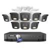 ANNKE 16 Channel Security Camera System, 5-in-1 Hybrid 1080P Lite DVR and 8X 2MP Indoor/Outdoor IP66 Weatherproof Cams with Color Night Vision, Remote Access, H.265+ Video Compression, 6TB Hard Drive view 1