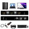 DiamondTiger 8K HDMI KVM Switch 2 Port - Support Ultra HD 8K(7680 * 4320)@60Hz,4K@60Hz/120Hz/144Hz, 3 USB Selecter for 2 Computers Share Keyboard Mouse Printer,1 HDMI 2.1&2 USB Cable Included view 2