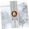 TEMKIN 2pcs Japanese Wind Chime doorbell Door Opening Bell Furniture Bell Christmas Bells Garden windbell Home Wind decoraciones para salas de casa Craft Bell Magnetic Copper Bell Wooden view 3