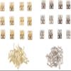 Butt Hinges,Door Hinge,Latch Hasps,24Pcs Hole Small Hinges Box Hinges for Wooden Box Gift Box Hinges Cabinet Drawer Jewelry Box view 1