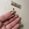 Butt Hinges,Door Hinge,Latch Hasps,24Pcs Hole Small Hinges Box Hinges for Wooden Box Gift Box Hinges Cabinet Drawer Jewelry Box view 2