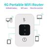 Geuxe WiFi Modem Car Mobile WiFi Wireless Hotspot MiFi 150Mbps Support 10 Users + Sim Card Slot, White, 500392408 view 2