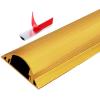 Wire Hiders for Tv On Wall, Aluminum Alloy Trunking/Half Round Cable Cover for Classrooms Bedroom Living Room Prevent Cable Trips & Protect Wires, 1m/3.3ft Length (Size : Gold-No.5-W-50mm(1-97/100in view 1