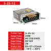 NIXCON Switching Power Supply Light Transformer 24W AC 110V 220V to DC 12V/2A 24V/1A Power Supply Source Adapter S-25-12 S-25-24 (Color : S-25-12) view 2