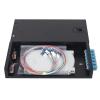 Duogalia 2-Pack LC-SM 6 Duplex 12 Port Wall Mount Fiber Enclosure with Spool Singlemode LC-UPC Kit (includes 1.2 Meter Pigtail and 6PC Coupler) view 3