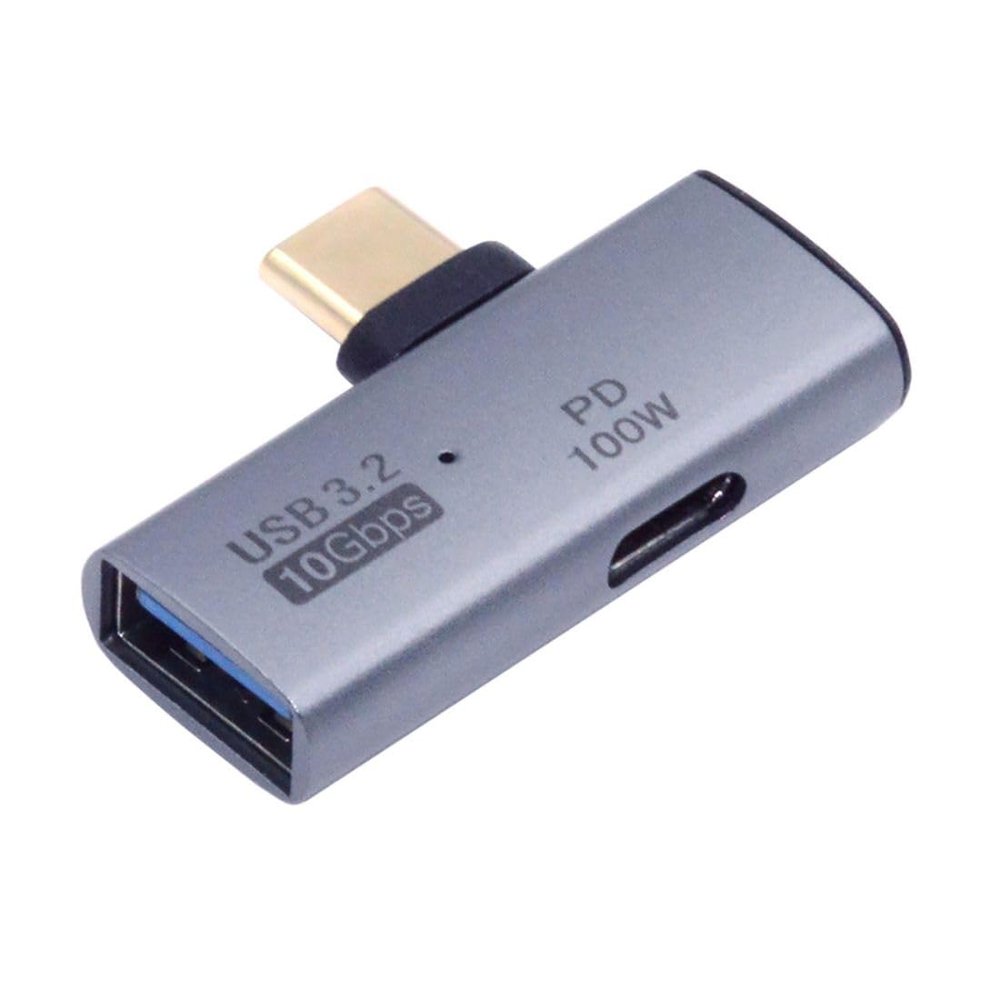 chenyang 2 in 1 USB C to USB 3.2 Adapter Support 100W Fast Charging Compatible with Phone/Tablet/Laptop