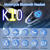 KEVTU K10 Motorcycle Bluetooth Headset Support 8-Person 4000m Intercom Network Intercom, Helmet Bluetooth Headset with Noise Reduction/Voice Assistant/IP67 Waterproof view 2