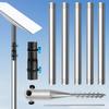 Starlink Pole Mount, 9ft Starlink Ground Pole Mount Kit Features a Durable 1.5'' Diameter Pole with No Dig Ground Anchor, Starlink Gen 2 Pipe Adapter Included view 1