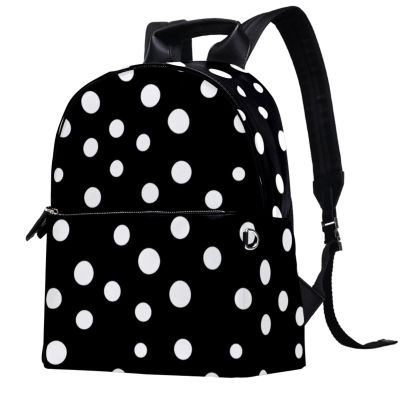 TFCOCFT Travel Backpack,Work Backpack,Black White Dots,Back Pack