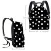 TFCOCFT Travel Backpack,Work Backpack,Black White Dots,Back Pack view 2