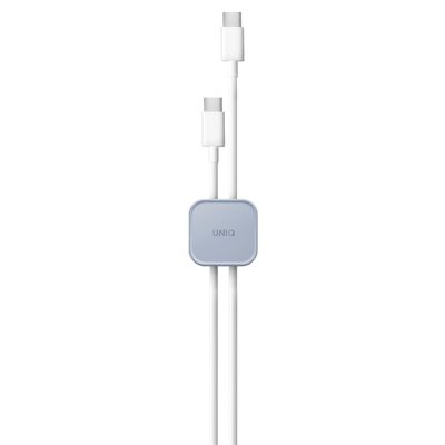 UNIQ Pod 8-in-1 Pack (8 Cable Organizer Buttons) neater Cables and Less Clutter (Blue)