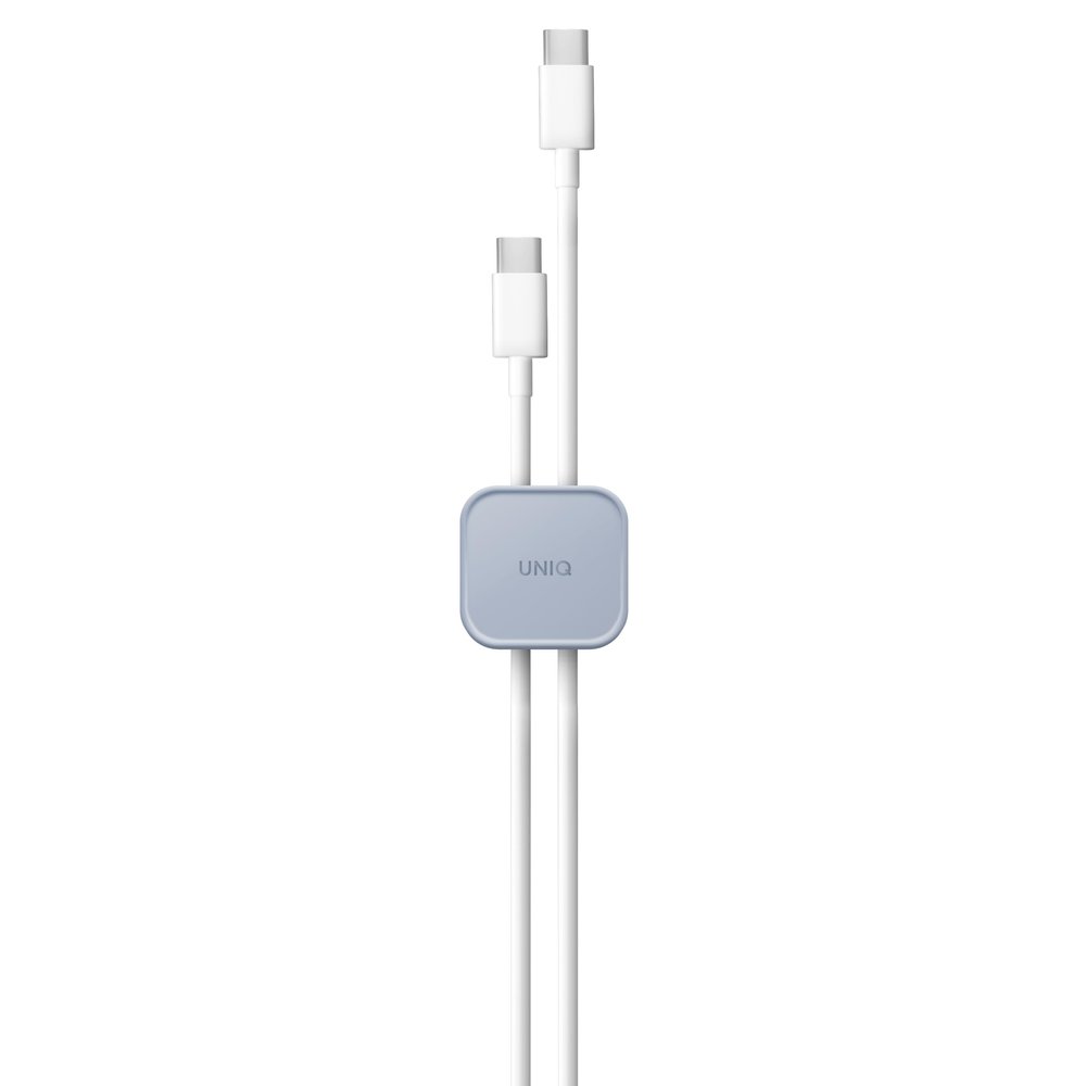 UNIQ Pod 8-in-1 Pack (8 Cable Organizer Buttons) neater Cables and Less Clutter (Blue)