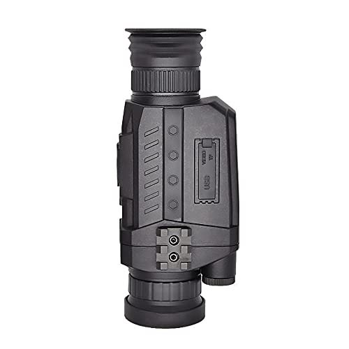 5X35 HD Monocular,Telescope High Power Monocular with Clear Low Light Vision for Star Watching -Lightweight Monocular for Bird Watching Hunting (Color : Green) (Black)