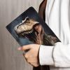 ZXHSBROK for iPad 9th/8th/7th Gen (2021/2020/2019) 10.2 Inch Case, Slim PU Leather Folding Stand Folio Cover with Auto Sleep/Wake for iPad Air (3rd Gen) 10.5 Inch 2019, Dinosaur view 4
