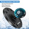 VAZESWIN 2PCS 1" Ball Mount with Aluminum Alloy Round Plate, Universal Electronic Device Mounting Base with AMPS Hole for Garmin, Lowrance, Humminbird, for RAM Mounts, Scotty B Size Double Socket Arm view 3