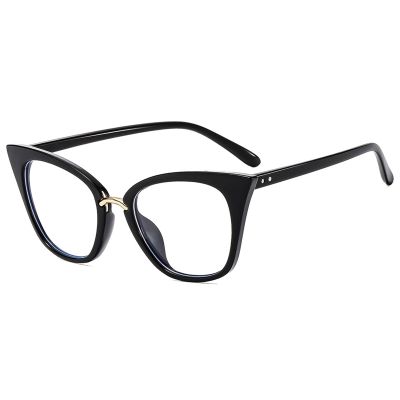AOOLIA Cat Eye Blue Light Blocking Glasses for Women Men, Anti-fatigue Anti UV Ray Computer Gaming Glasses (Black, Cat Eye)