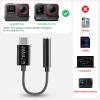 Cubilux UCM-RBK4 Microphone Adapter, MIC Connector Compatible with Insta360 Ace Pro2/Ace Pro/Ace view 2