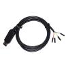Industrial F1T`D2I FT232RL USB UART TTL 5V 3V3 to 4PIN DEBUG Jumper Download Cable TTL-232R-5V TTL-232R-3V3 VCC GND TXD RXD(1.8M,TTL 3.3V) view 2