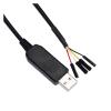 Industrial F1T`D2I FT232RL USB UART TTL 5V 3V3 to 4PIN DEBUG Jumper Download Cable TTL-232R-5V TTL-232R-3V3 VCC GND TXD RXD(1.8M,TTL 3.3V) view 3