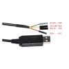 Industrial F1T`D2I FT232RL USB UART TTL 5V 3V3 to 4PIN DEBUG Jumper Download Cable TTL-232R-5V TTL-232R-3V3 VCC GND TXD RXD(1.8M,TTL 3.3V) view 4