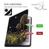 ZXHSBROK for iPad 9th/8th/7th Gen (2021/2020/2019) 10.2 Inch Case,Slim PU Leather Folding Stand Folio Cover with Auto Sleep/Wake for iPad Air (3rd Gen) 10.5 Inch 2019,Daisy Garden Under The Moon view 3