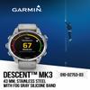 Wearable4U - Garmin Descent Mk3 & Mk3i 51 mm & 43 mm, Titanium Dive Computer +Extra-Long Strap | Up to 25 Days Battery Life, AMOLED Display, Multi-Band GPS Smartwatch & Gift Bundle (010-02753-03) view 2