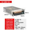 NIXCON 120W Switching Power Supply Light Transformer AC 110V 220V to DC 12V/10A 24V/5A Power Supply Source Adapter S-120-12 S-120-24 (Color : S-120-12) view 2