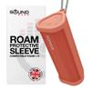 Sound Bass Heavy Duty Protective Silicone Carrying Case for Sonos Roam 2 | Red | Now Includes Bluetooth Button for Roam2 | Protect Your Wireless Bluetooth Speaker Using This Cover/Sleeve view 1