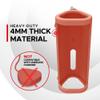Sound Bass Heavy Duty Protective Silicone Carrying Case for Sonos Roam 2 | Red | Now Includes Bluetooth Button for Roam2 | Protect Your Wireless Bluetooth Speaker Using This Cover/Sleeve view 4
