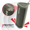 Sound Bass Heavy Duty Protective Silicone Carrying Case for Sonos Roam 2 | Green | Now Includes Bluetooth Button for Roam2 | Protect Your Wireless Bluetooth Speaker Using This Cover/Sleeve view 2
