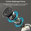 Bluetooth Headphones, Bluetooth V5.4 Wireless Headphones with Noise Cancelling Mic, 12H Playtime, 15.4mm Diaphragm Driver, Open Ear Headset for Office Meeting Running Cycling Driving (Beige) view 2