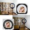 DirectNine Basics 22inch LED Ring Lights Lamp with Tripod Stand, 100W Continuous Output Light Bi-Color 3200K-5500K for Live Stream Makeup Tattoo Photo Studio (FS640, Black) view 3