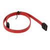 NEWLIA 18 inches 6Gb/s SATA3 Serial ATA Data Cable Compatible with PC Computer Laptop SATA 3.0 SATAIII 6Gbps HDD Hard Drive Disk/SSD - Red view 2