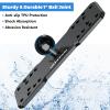 VAZESWIN 1" Ball Aluminum Alloy Fish Finder Mounting Plate, Universal Marine Electronic Mount Plate for Garmin, Lowrance, Humminbird, Raymarine, for RAM Mounts, Scotty B Size Double Socket Arms view 3