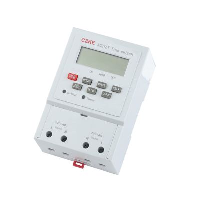 NIXCON KG316T Din Rail Time Switch LCD Display 220V/380V Microcomputer Time Control Switch Strong Anti-Interference Ability (Size : KG316T-380V)