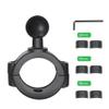 FEICHAO 1inch/1.5inch Ball Head Mount Tube Holder Clamp for Bike Motorcycle Action Camera Accessories (1inch for 19-23mm) view 4
