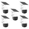 aosu 5MP/3K Solar Security Cameras Wireless Outdoor, View All on The APP, SolarCam D1 SE - 5 Pack view 1