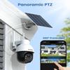 aosu 5MP/3K Solar Security Cameras Wireless Outdoor, View All on The APP, SolarCam D1 SE - 5 Pack view 2