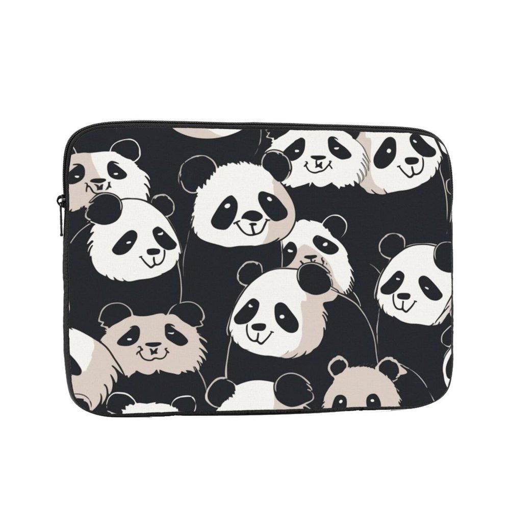 Funny Panda Laptop Sleeve Case 15 inch Laptop Bag Shockproof Protective Notebook Case Computer Carrying Bag Case