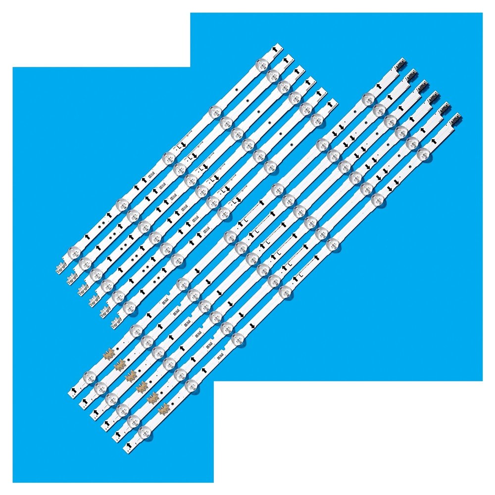 NUuwai LED Backlight Strip for D4GE-550DCA-R3 D4GE-550DCB-R3 BN96-30432A BN96-30430A UE55H5500 UE55J5670 UE55H635 2014SVS55