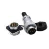 ZBLZGP WS24 12 Pin Waterproof Connector Weipu Metal Threaded TQ Panel Mount High Voltage Power Cable for Automotive Bulkhead Solder LED 10A 14AWG Wire view 3