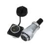 ZBLZGP WS24 3 Pin Waterproof Connector Female Male Panel Mount Plug Socket Quick Screw Locking Aviation Circular Industrial High Voltage 25A Connector view 3
