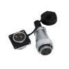 ZBLZGP WS24 3 Pin Waterproof Connector Female Male Panel Mount Plug Socket Quick Screw Locking Aviation Circular Industrial High Voltage 25A Connector view 4