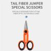 LYAART Fiber Optic Kevlar Shears Scissors Aramid Fiber Optic Aramid Wire Pigtail Jumper Scissors ftth Tools Simple view 4