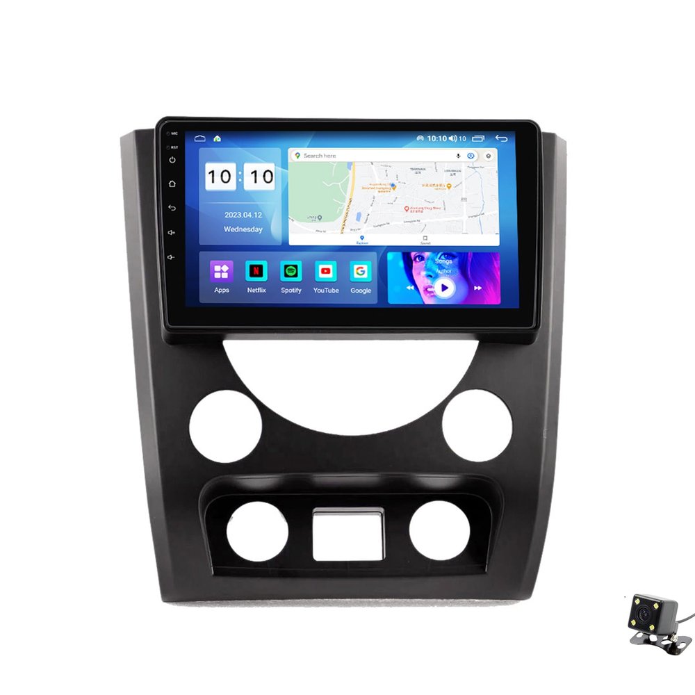 ADMLZQQ Android 12 Car Stereo Double Din Radio for SsangYong Rexton W 2014-2016 GPS Navigation 9'' Bluetooth Video Receiver with Car-Play 4G WiFi SWC DSP USB Back Camera,M500s